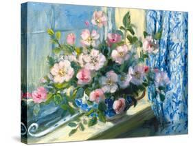 Wild Roses-Elizabeth Parsons-Stretched Canvas