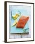 Wild Salmon Fillet with Lemon and Rosemary-Matthias Hoffmann-Framed Photographic Print