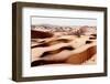 Wild Sand Dunes - Deep Peach Desert-Philippe HUGONNARD-Framed Photographic Print