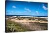 Wild Seaside Landscape with Sea and Blue Sky of Aruba in the Caribbean-PlusONE-Stretched Canvas