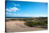 Wild Seaside Landscape with Sea and Blue Sky of Aruba in the Caribbean-PlusONE-Stretched Canvas