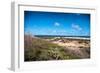 Wild Seaside Landscape with Sea and Blue Sky of Aruba in the Caribbean-PlusONE-Framed Photographic Print