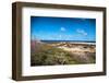 Wild Seaside Landscape with Sea and Blue Sky of Aruba in the Caribbean-PlusONE-Framed Photographic Print