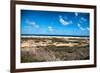 Wild Seaside Landscape with Sea and Blue Sky of Aruba in the Caribbean-PlusONE-Framed Photographic Print