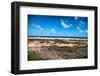 Wild Seaside Landscape with Sea and Blue Sky of Aruba in the Caribbean-PlusONE-Framed Photographic Print