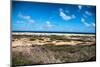 Wild Seaside Landscape with Sea and Blue Sky of Aruba in the Caribbean-PlusONE-Mounted Photographic Print