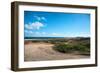 Wild Seaside Landscape with Sea and Blue Sky of Aruba in the Caribbean-PlusONE-Framed Photographic Print