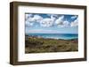 Wild Seaside Landscape with Sea and Blue Sky of Aruba in the Caribbean-PlusONE-Framed Photographic Print