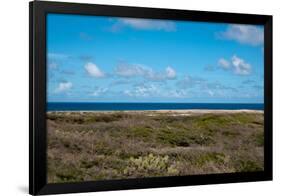 Wild Seaside Landscape with Sea and Blue Sky of Aruba in the Caribbean-PlusONE-Framed Photographic Print