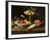 Wild Strawberries and Two Pinks in a "Wanli Kraak Porselein" Bowl-Jan Van Kessel-Framed Giclee Print