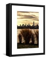 Wild to Manhattan with the One World Trade Center at Sunset-Philippe Hugonnard-Framed Stretched Canvas