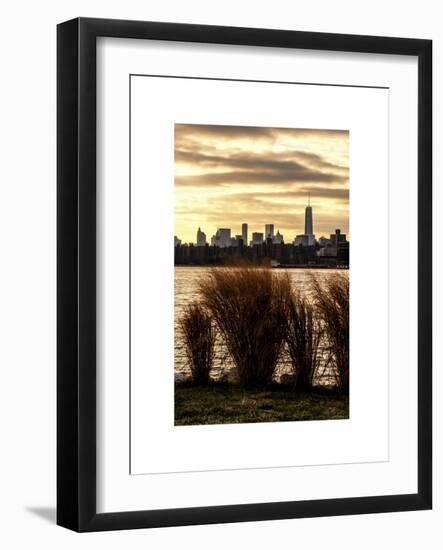 Wild to Manhattan with the One World Trade Center at Sunset-Philippe Hugonnard-Framed Art Print