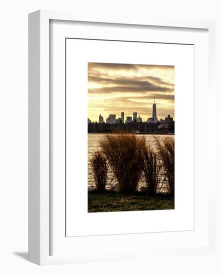 Wild to Manhattan with the One World Trade Center at Sunset-Philippe Hugonnard-Framed Art Print