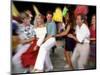 Wild Tourists Dancing in Caribbean Setting-Bill Bachmann-Mounted Photographic Print