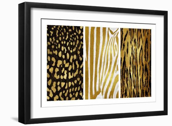 Wild Trio II-Ellie Roberts-Framed Premium Giclee Print