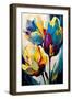 Wild Tulips-Avril Anouilh-Framed Art Print