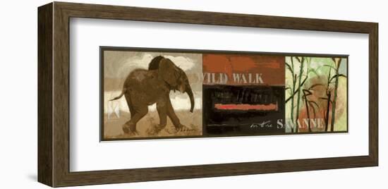 Wild Walk-Joadoor-Framed Art Print