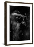 Wild Warrior with Huge Metal Sword-outsiderzone-Framed Photographic Print