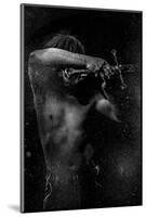 Wild Warrior with Huge Metal Sword-outsiderzone-Mounted Photographic Print