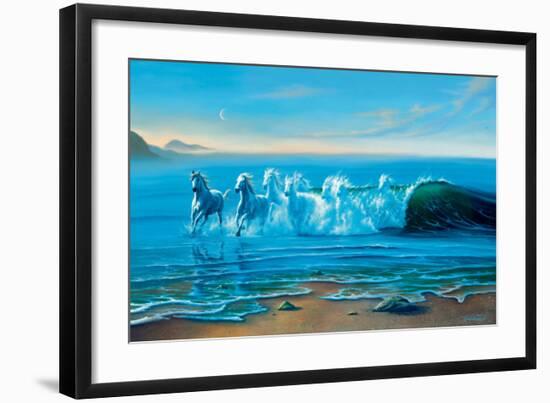 Wild Water-Jim Warren-Framed Premium Giclee Print