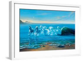 Wild Water-Jim Warren-Framed Premium Giclee Print