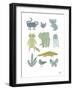 Wild Welcome - Azure-Goodness Gang-Framed Giclee Print