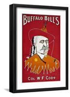 Wild West Buffalo Bill-null-Framed Giclee Print