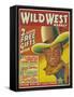 Wild West, Cowboys Westerns Pulp Fiction First Issue Magazine, USA, 1938-null-Framed Stretched Canvas