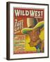Wild West, Cowboys Westerns Pulp Fiction First Issue Magazine, USA, 1938-null-Framed Giclee Print