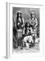 Wild West, Das-Luca, Skro-Kit, Shus-El-Day, White Mountain Apaches Posed with Rifles, 1909-null-Framed Photo