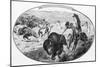 Wild West -- Indian during Buffalo Hunt-null-Mounted Giclee Print