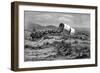 Wild West - mule-train heading west-Bohuslav Kroupa-Framed Giclee Print