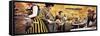 Wild West Saloon-Don Lawrence-Framed Stretched Canvas