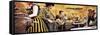 Wild West Saloon-Don Lawrence-Framed Stretched Canvas