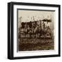 Wild West Show Indian War Party-null-Framed Art Print