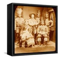 Wild West Show Performers Strut Their Stuff-null-Framed Stretched Canvas