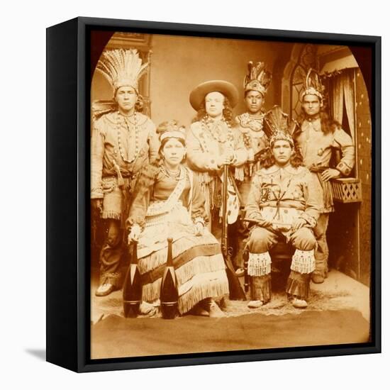 Wild West Show Performers Strut Their Stuff-null-Framed Stretched Canvas