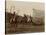 Wild West Show Stagecoach Scene-null-Stretched Canvas