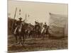 Wild West Show Stagecoach Scene-null-Mounted Art Print