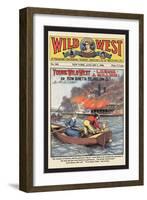 Wild West Weekly: Young Wild Wes, Losing a Million-null-Framed Art Print