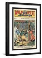 Wild West Weekly: Young Wild West and the Gila Girl-null-Framed Art Print