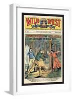 Wild West Weekly: Young Wild West and the Gila Girl-null-Framed Art Print