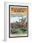 Wild West Weekly: Young Wild West's Bareback Beat-null-Framed Art Print