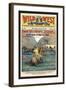 Wild West Weekly: Young Wild West's Bucking Broncos-null-Framed Art Print