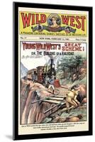 Wild West Weekly: Young Wild West's Great Scheme-null-Mounted Art Print