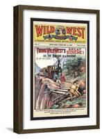 Wild West Weekly: Young Wild West's Great Scheme-null-Framed Art Print