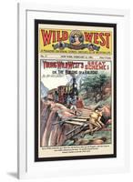 Wild West Weekly: Young Wild West's Great Scheme-null-Framed Art Print