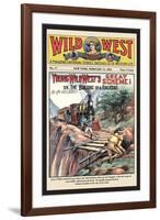 Wild West Weekly: Young Wild West's Great Scheme-null-Framed Art Print