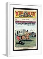 Wild West Weekly: Young Wild West's Lively Lasso-null-Framed Art Print