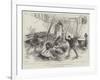 Wild Wolves in London, an Incident at Sanger's Amphitheatre-null-Framed Giclee Print